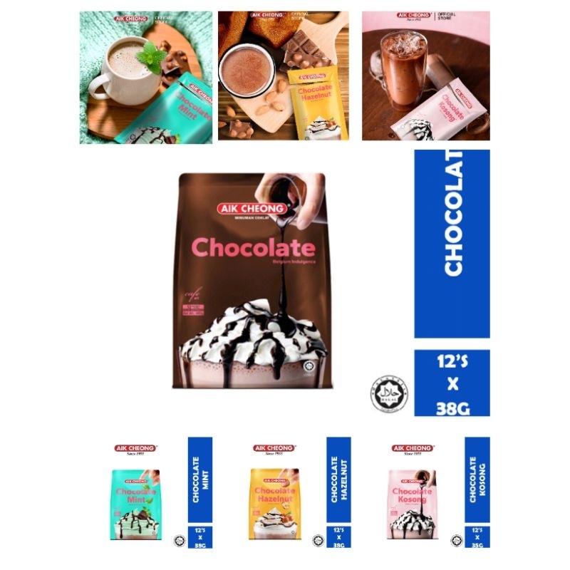 

Aik Cheong Chocolate Hazelnut Minuman Chocolate Kosong 2in1