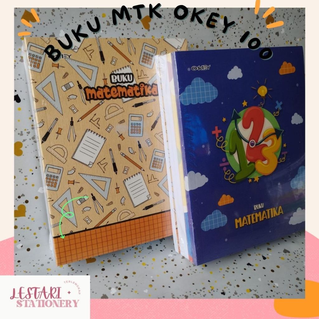 

Buku MTK 98 Okey | Buku Matematika tebal | Buku tulis Kotak Kecil Lestari Stationery