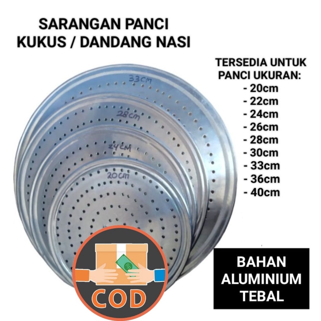 Kaelashop99 || Sarangan Dandang langseng panci saringan dandang tebal ready banyak