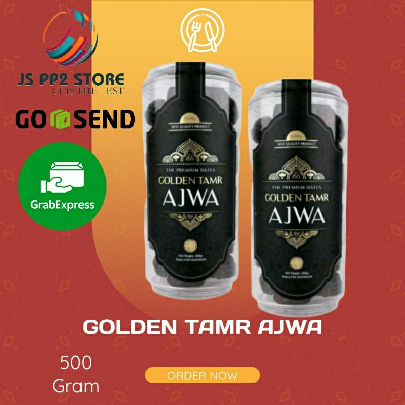 

Kurma Golden Tamr Ajwa 500 gr Kurma Nabi Ajwa