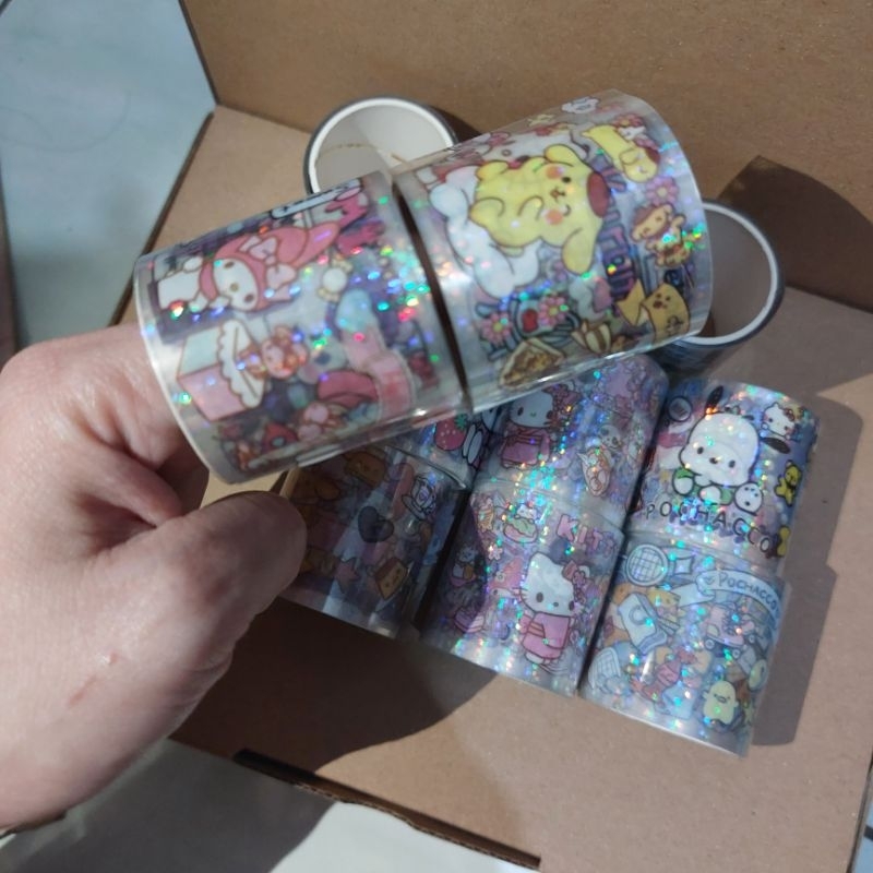 

Stiker Roll motif Sanrio