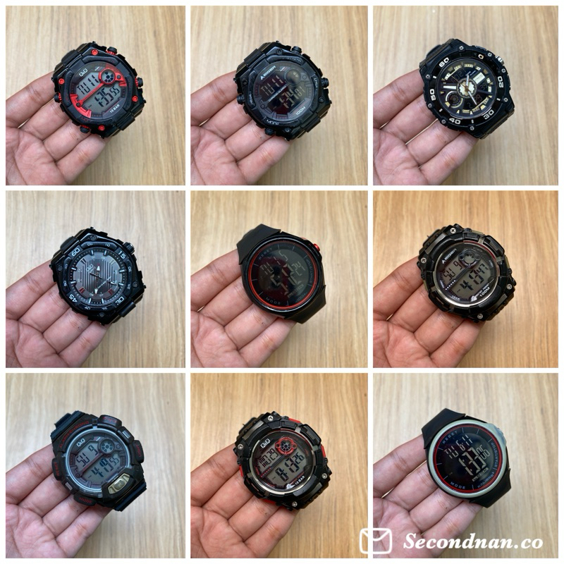 Jam Tangan Second & BNIB - Khusus Jam Original Outdoor Q&Q Arei Consina Eig*rdsb