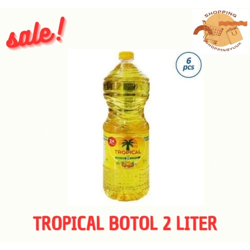

Tropical Minyak Goreng Botol 2 L (6 pcs/1 krat)