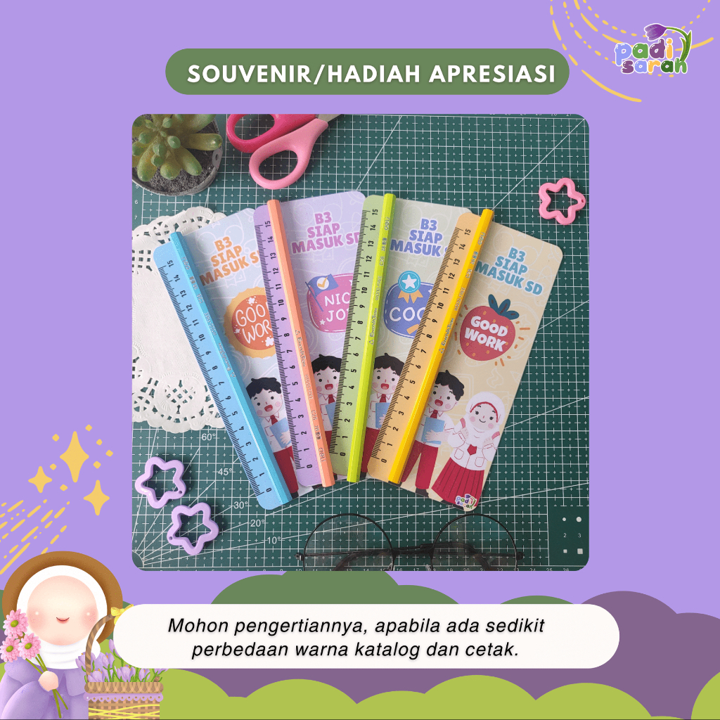 

Souvenir/Hadiah Apresiasi Anak (Mistar Apresiasi, Souvenir Pensil, Kado Lucu)