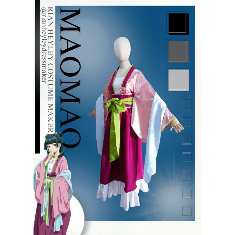 costume maomao cosplay kostum