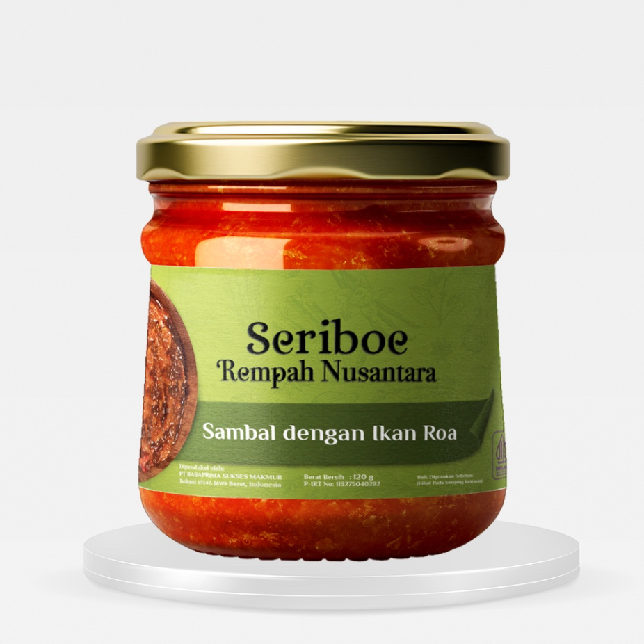 

Sambal Ikan Roa Asap Seriboe Rempah Nusantara 120 Gram