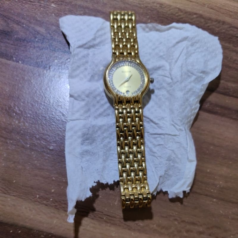 jam tangan original bulova wanita rare koleksi pribadi no box