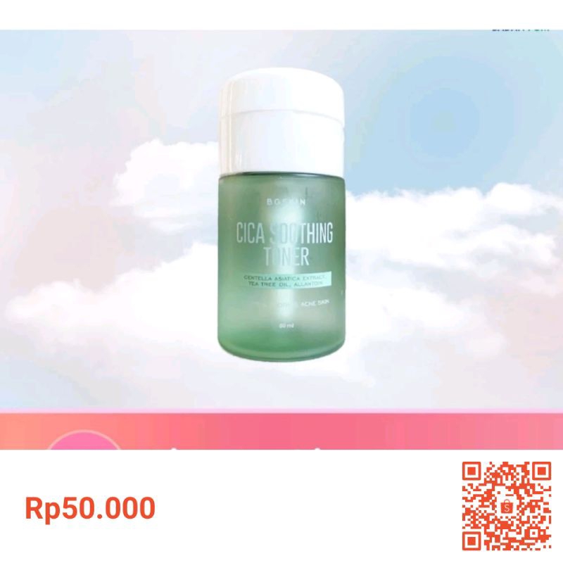 cica toner BG skin( toner acne)