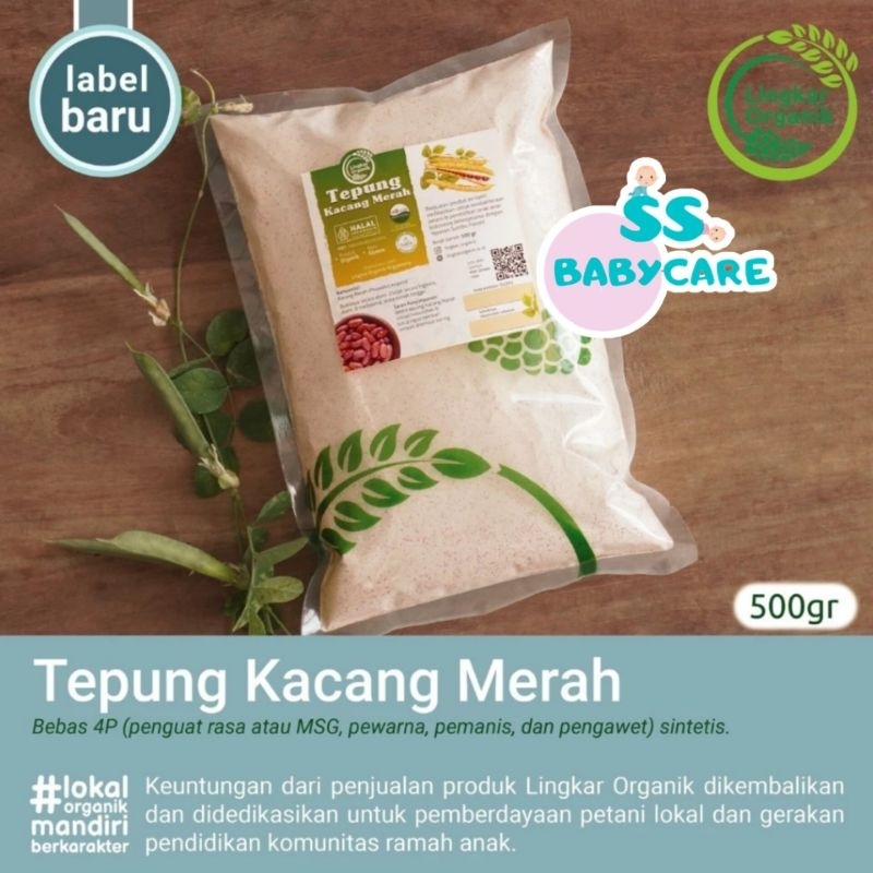 

Lingkar Organik Tepung Kacang Merah Organik 500gr - Gluten Free - Non GMO