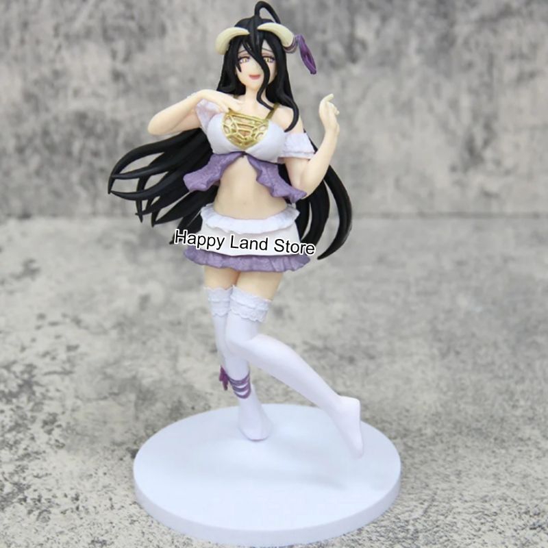 Action Figure Anime Albedo Overlord Sexy PVC Collectible Pajangan Mainan Anak