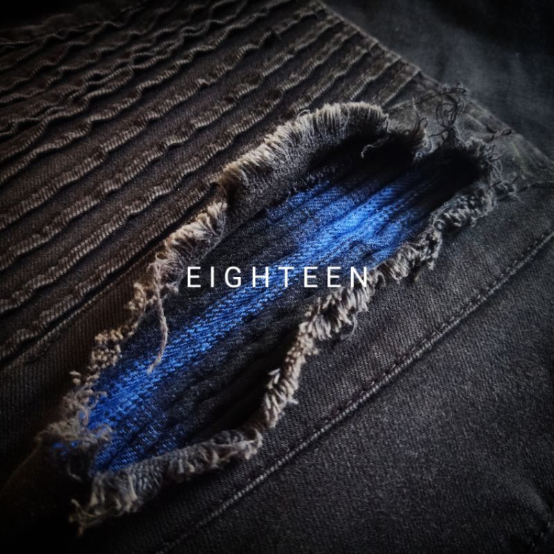 VETERANO BLUE BIKER PATCH (10cm x 15cm)