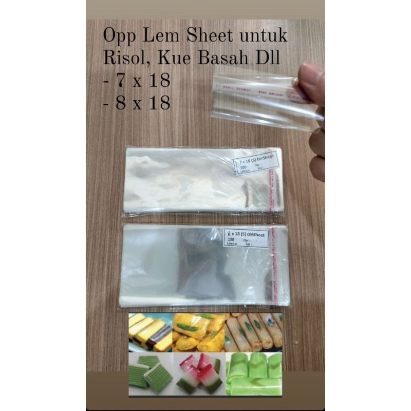 

OPP LEM SHEET / LEMBARAN UTK KUE BASAH, RISOLES, DLL