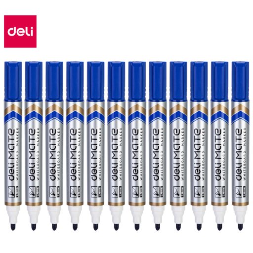 

Deli Spidol Whiteboard Marker 2mm BLUE 1pc mudah di hapus dan tidak beracun EU00330