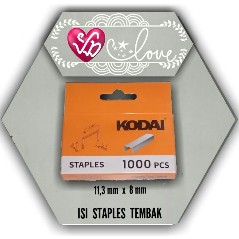

Isi Staples Tembak 11,3 mm x 8 mm