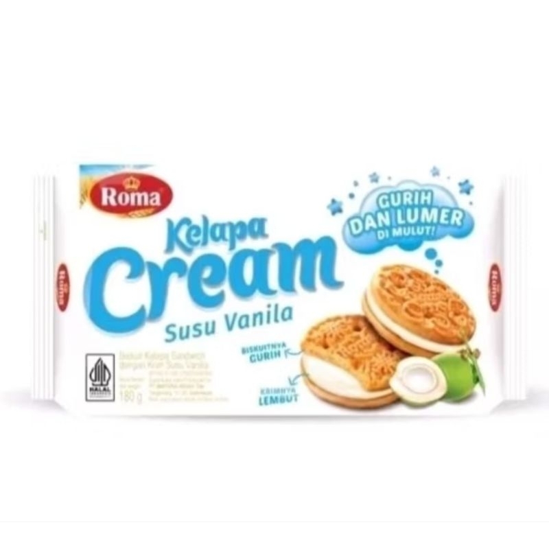 

Roma Kelapa Cream Vanila 180 gram