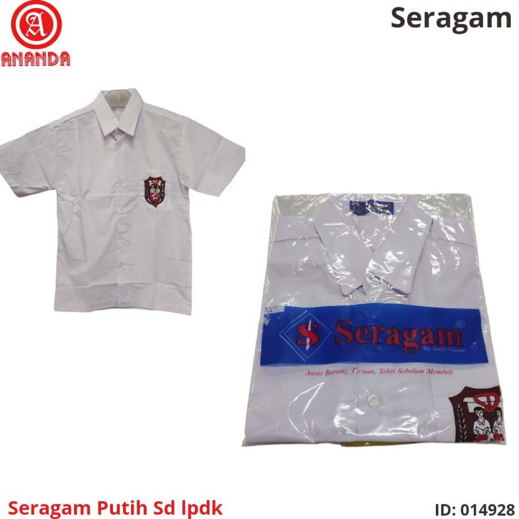 

hem pendek seragam putih sd bet