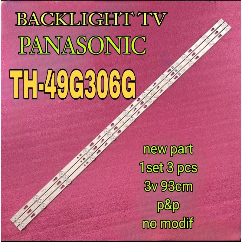 LAMPU LED BACKLIGHT TV PANASONIC TH-49G306G 49G306G