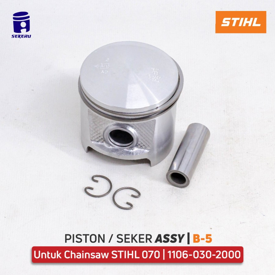 PISTON KOMPLIT STIHL B5 CHAINSAW 070 MS 720 Seker CHAINSAW SENSO ORI