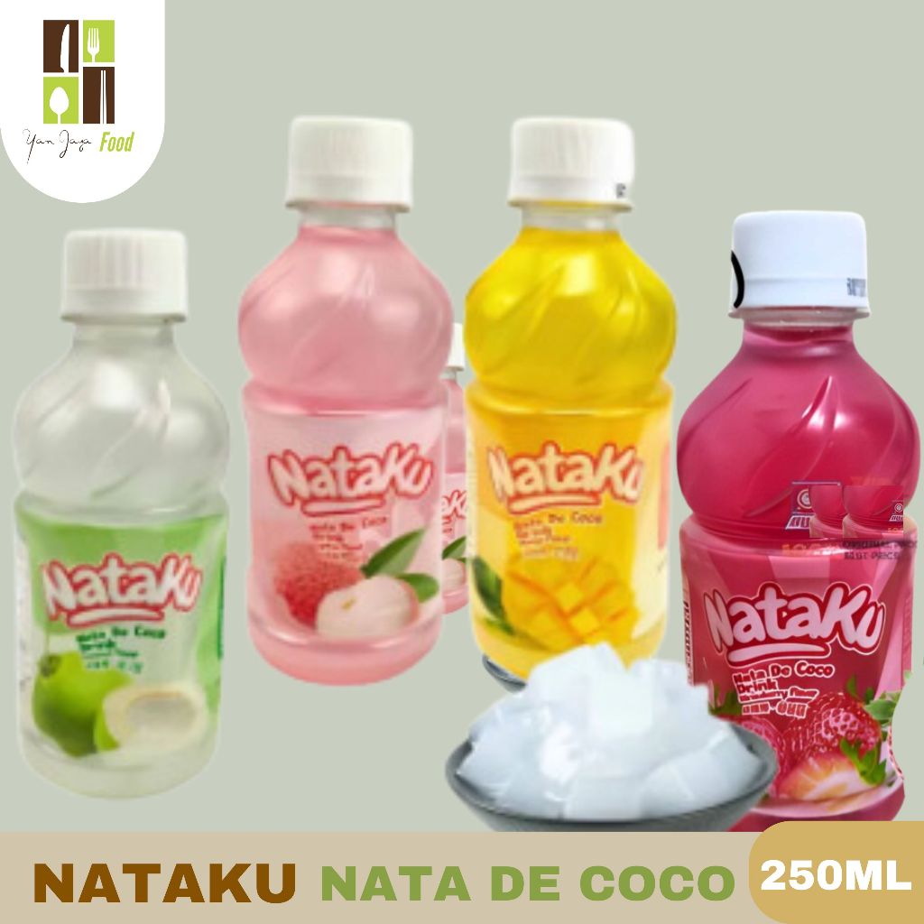 

Nataku Minuman Nata De Coco / Drink Coco Leci / Mangga / Strawberri / Kelapa 250ml