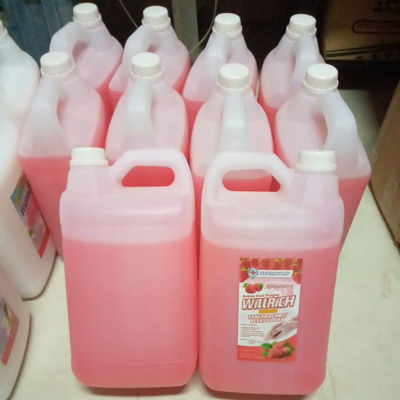 willrich sabun cuci tangan cair 5 liter