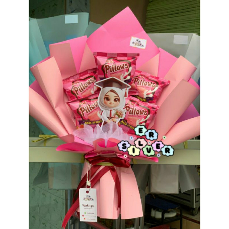 

Buket Wisuda / Buket Premium / Buket Snack / Buket Jajan / Buket Topper