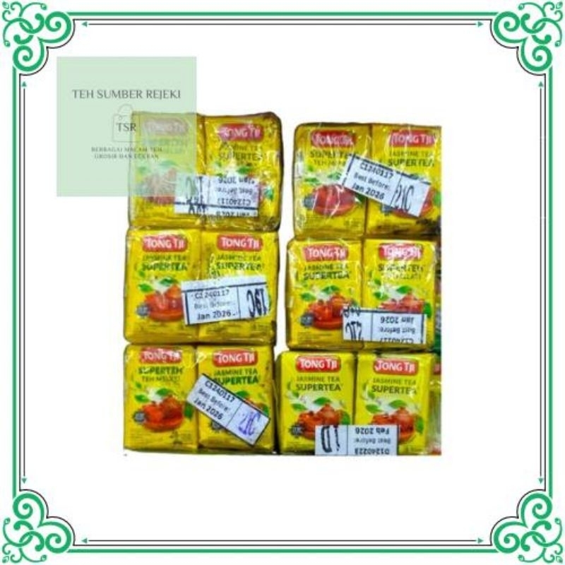 

TONG TJI SUPER TEH JASMINE 9 GRAM ISI 10 PCS