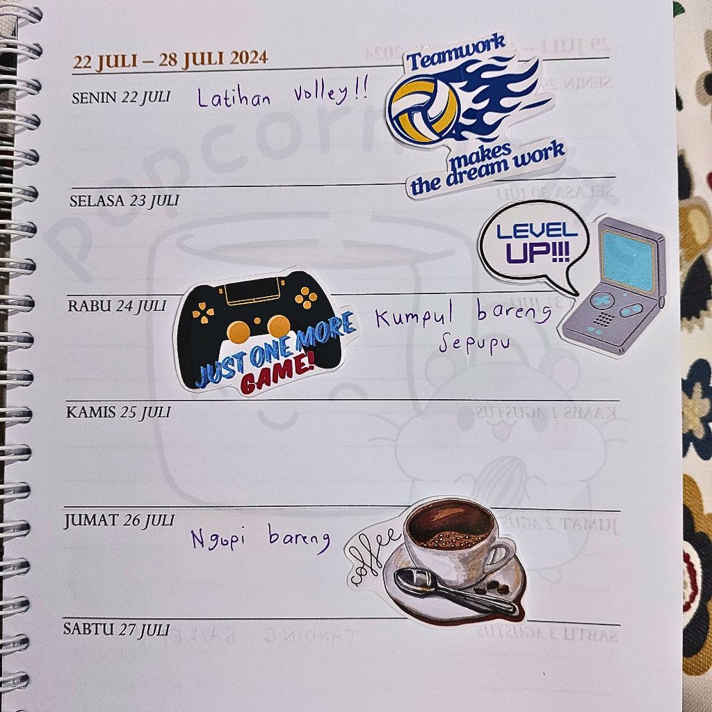 

Sport Stickers 1 Set (5pcs)