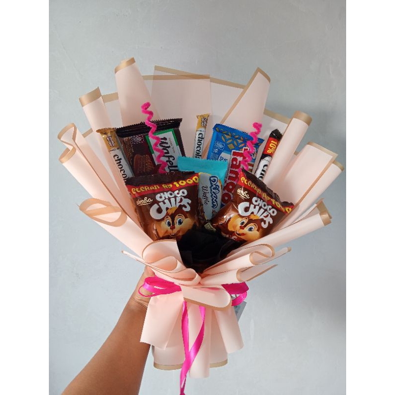 

[READY][COD]Buket snack/buket jajan/ buket cantik /buket wisuda/buket ultah /buket anak