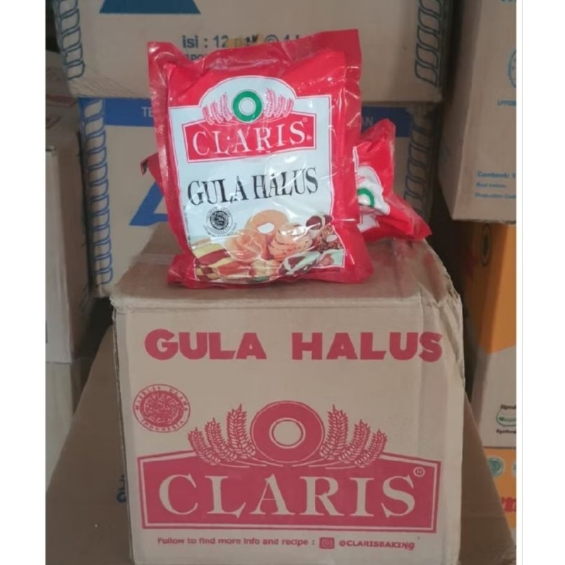 

1 DUS TEPUNG GULA CLARIS MERAH 250 GR [16 PCS]