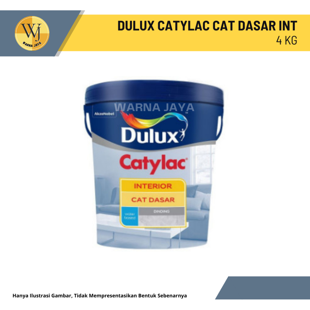 Cat Tembok Dulux Catylac Cat Dasar Interior 4 Kg /Dulux