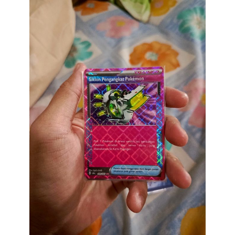 kartu pokemon Bahasa Indonesia siklon pengangkat pokemon Ace