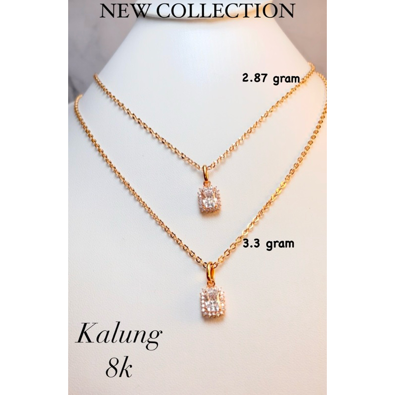 Kalung emas rantai kadar 8k