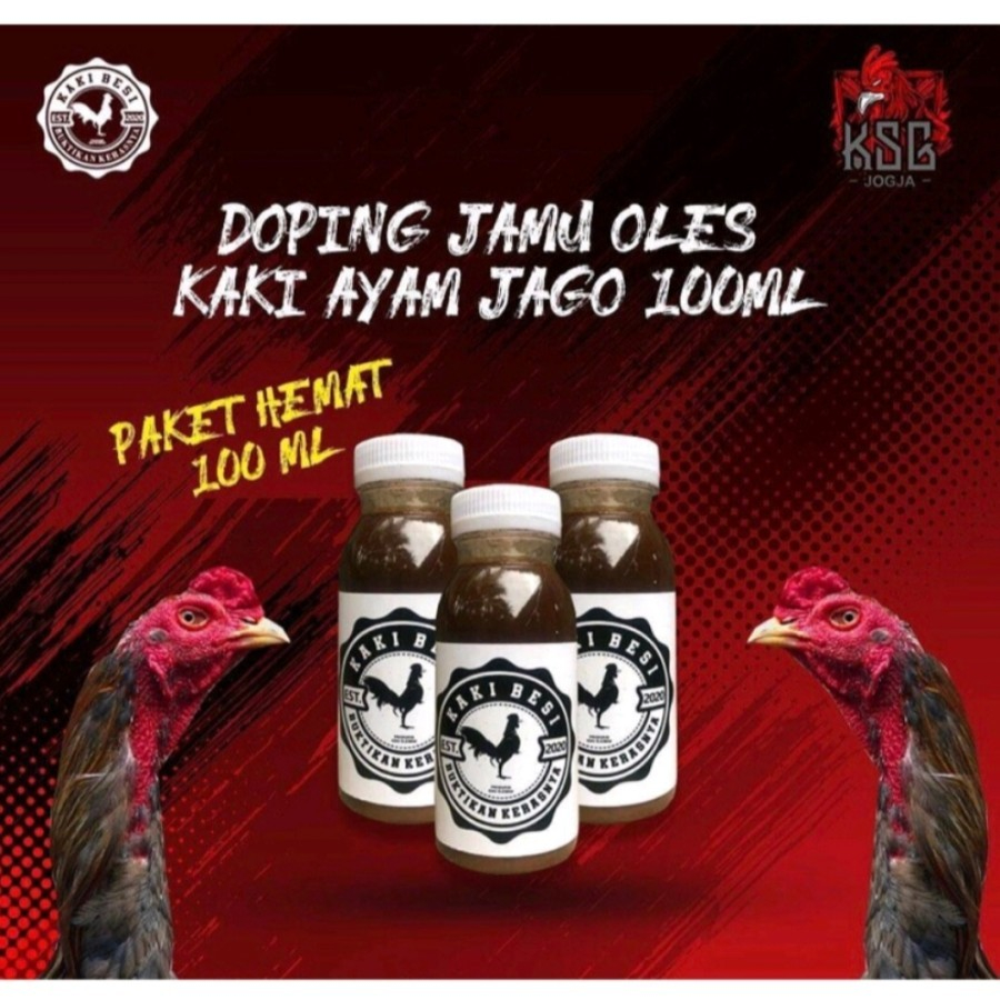 ✔ COD ✔ KAKI BESI - JAMU OLES KAKI AYAM BUKTIKAN KERASNYA VARIAN 100ML