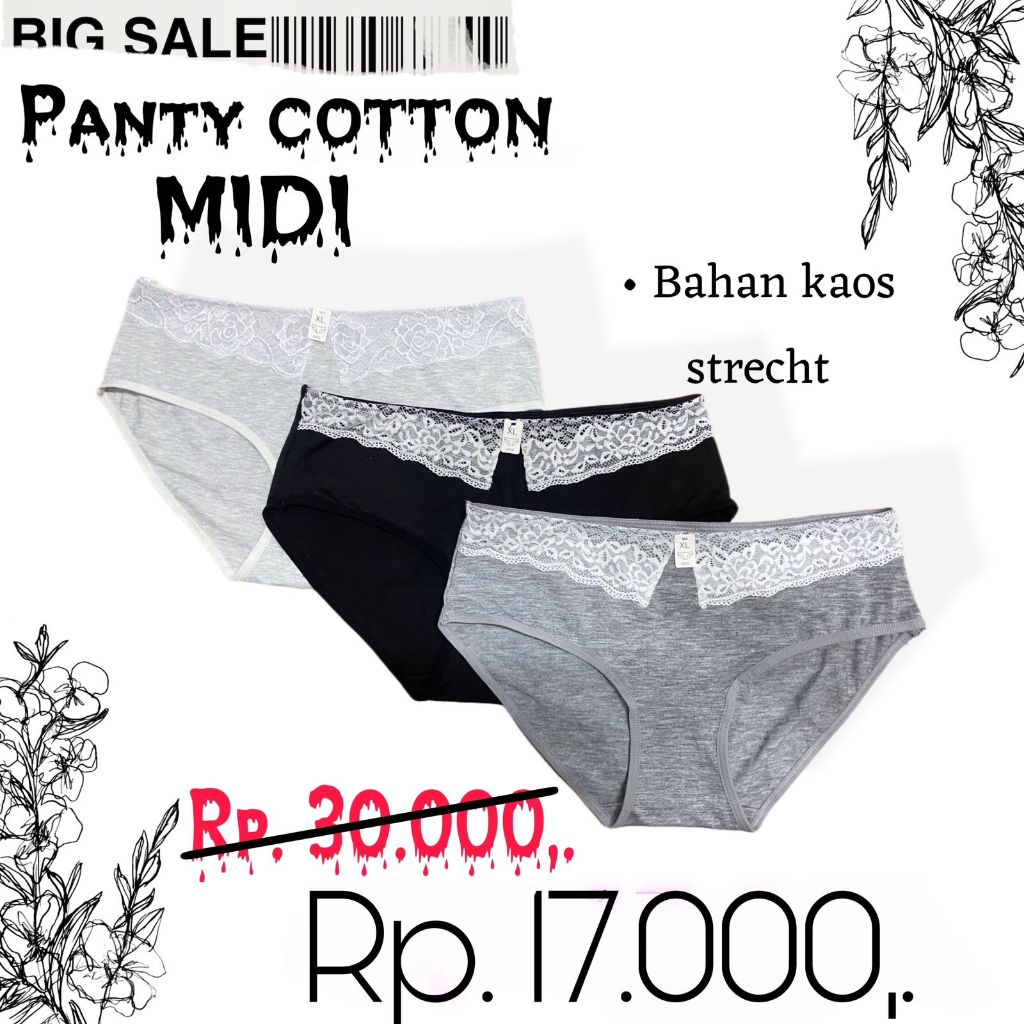 PANTY/CELANA DALAM/CD TRENDY STRETCH CEWEK AWET NEVADA ORI 100% HI LEG
