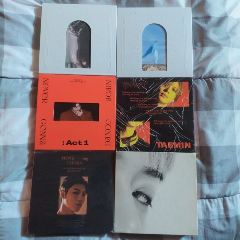 ALBUM TAEMIN SHINEE NGDA ACT 1, ACT 2, MOVE, MOVE ING, WANT