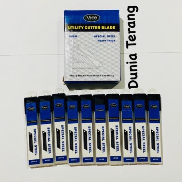 

1bj Refill Isi Pisau Cutter VICO Besar Serep Serap Cuter Isi Cutter Blade Refil Pisau Pemotong s KI3