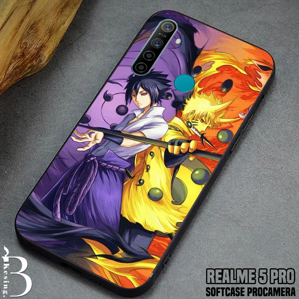 Case Realme 5 Pro - Casing Hp Realme 5 Pro Motif Anime NRT - Silikon Hp Realme 5 Pro - Kesing Hp Rea