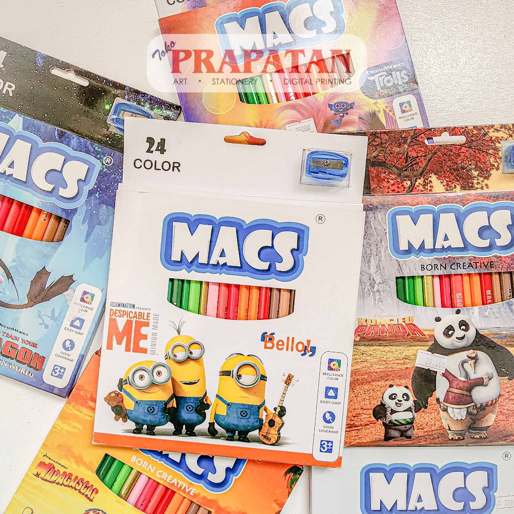 

Pensil Warna Macs 24 Warna Color Pencil f O1K3
