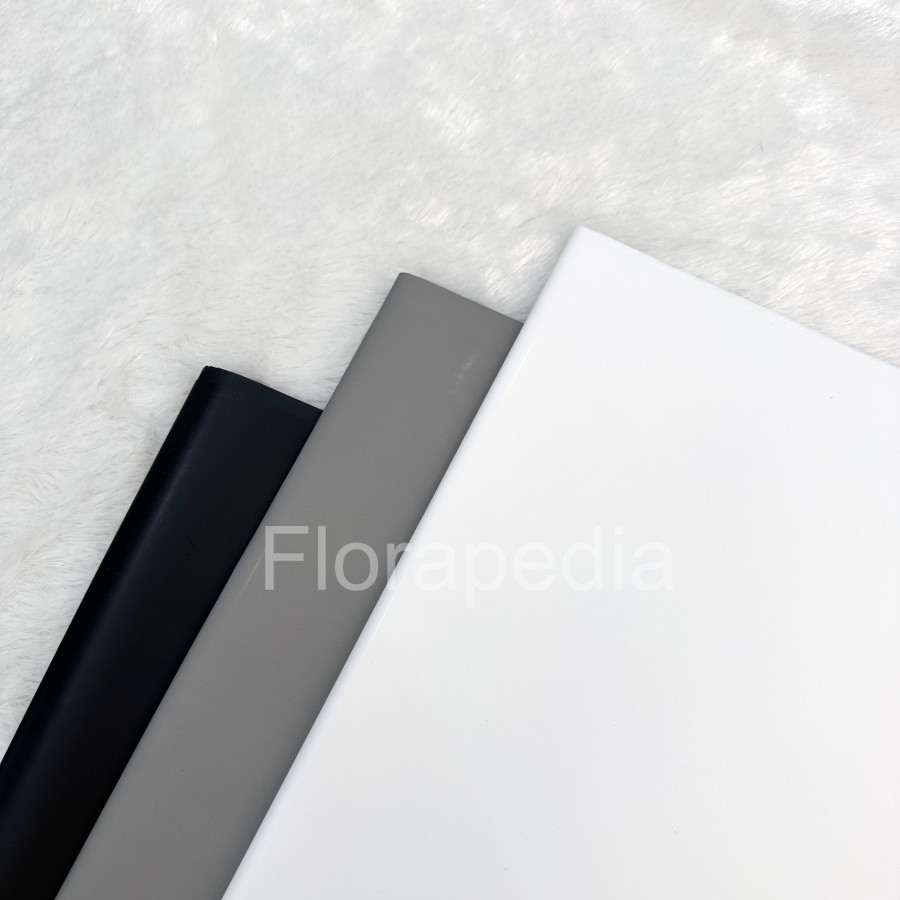 

Flower Wrapping Paper Solid / Kertas Buket Bunga / Cellophane Pastel Color / Korean Paper Wrap Hitam Abu Putih