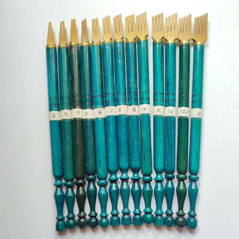 

qolam bambu dekorasi kusus cat q E1V8