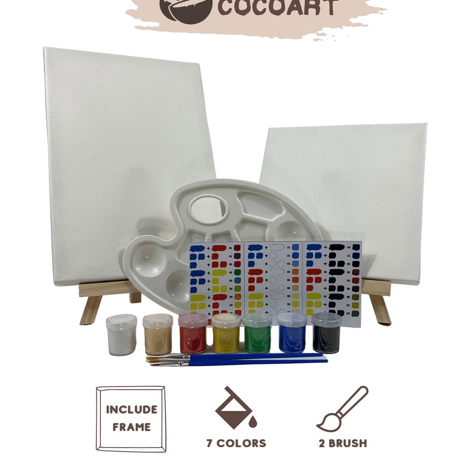 

Painting Kit Cocoartid I Kanvas 2 x 2 cm w U5H3