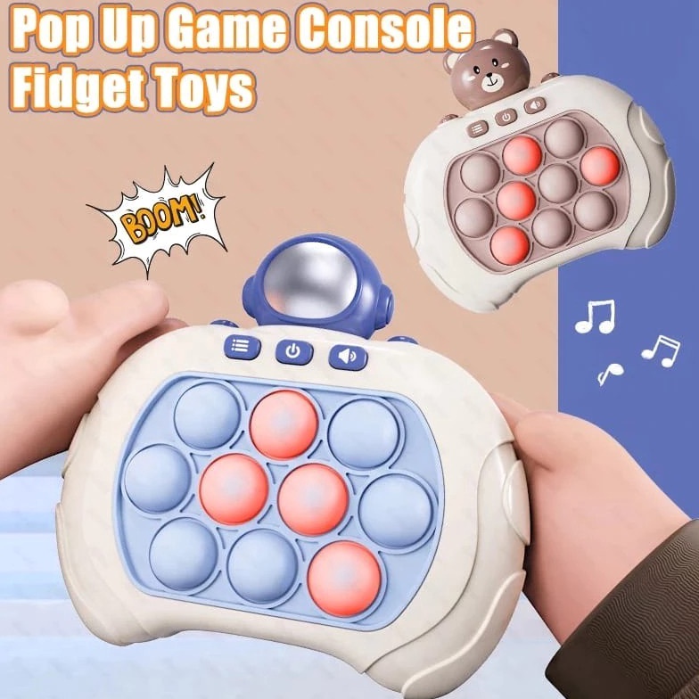 KODE A26O mainan game pop it viral  pop it elektrik led motif karakter musik  pop it  mainan pop it 