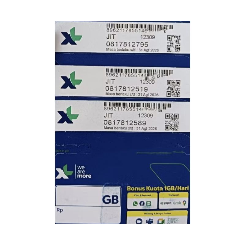 KARTU XL PRABAYAR 10 DIGIT