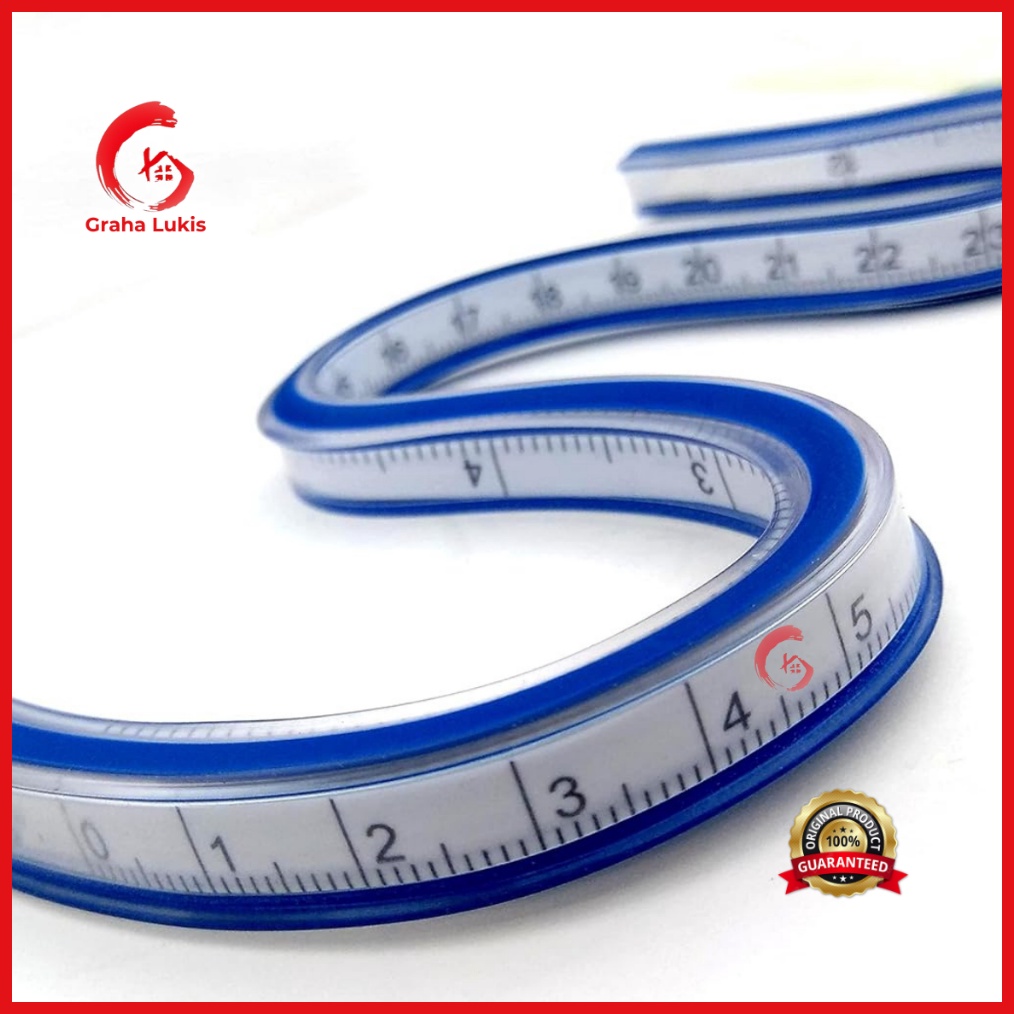 

Penggaris Measuring Flexible Curve Ruler h R3B5