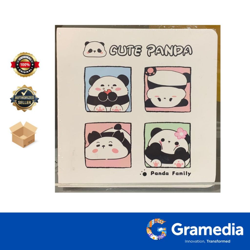 

Gramedia Surabaya - KAKO CUTE PANDA SQUARE 15X15 NOTEBOOK WHITE