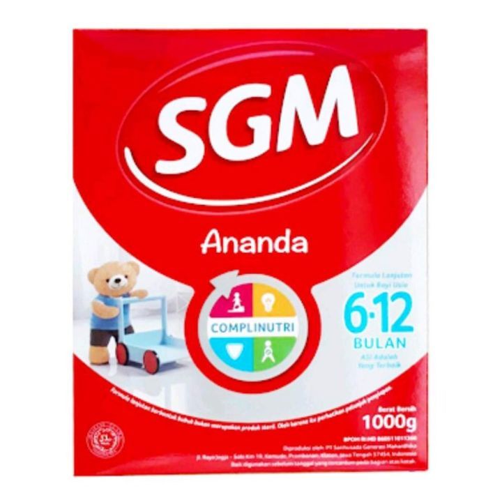 Original Sgm Ananda 6-12 Bulan 1000gr - Susu Bayi Termurah