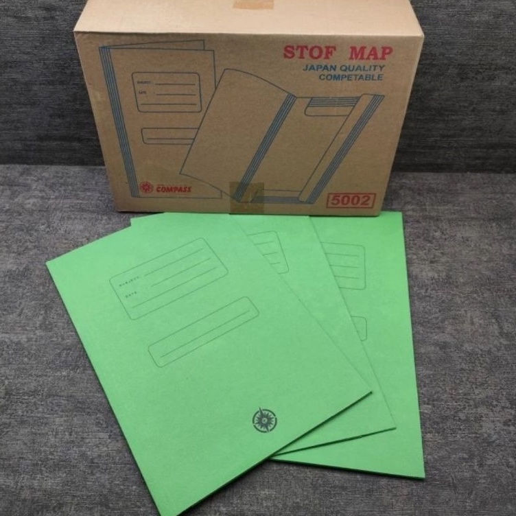 

Stofmap New Compass Stopmap Kertas Buffalo ASLI bukan cetak Stof map 52 Stop map 5pcs x TF3