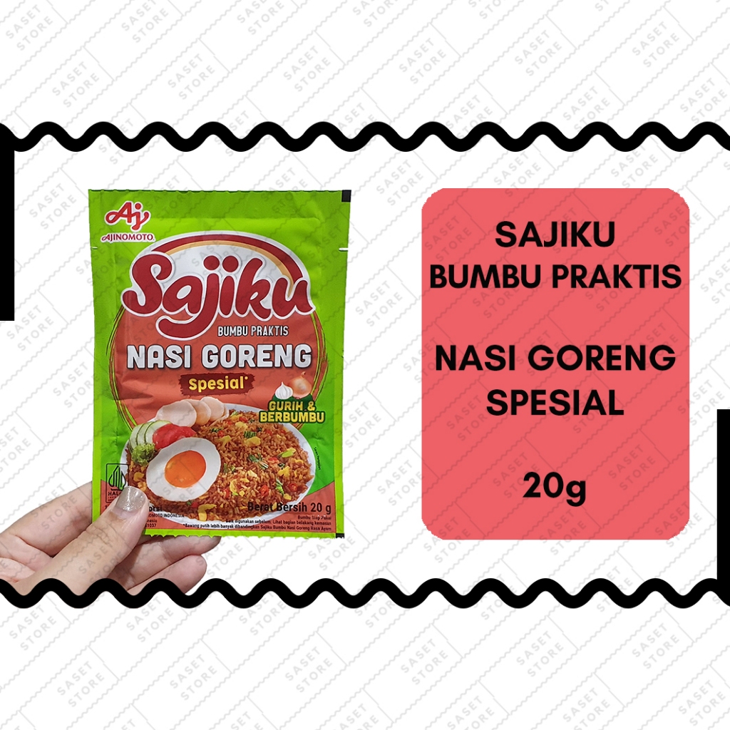 

Sajiku Bumbu Praktis Nasi Goreng Spesial 20g Sachet Bumbu Dapur Masak
