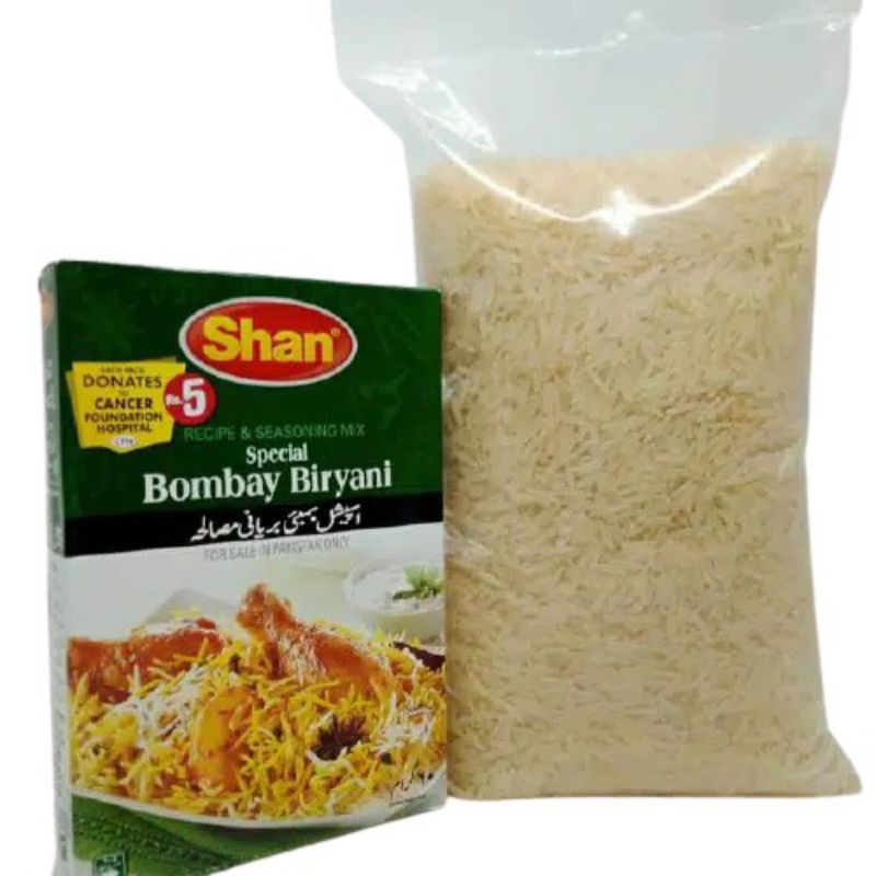 

Paket Beras Basmati 1kg + Bumbu Biryani Bombay