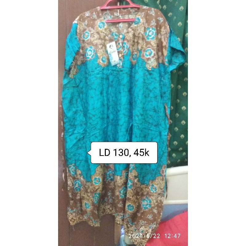 Daster Jumbo lengan pendek LD 130 - 140